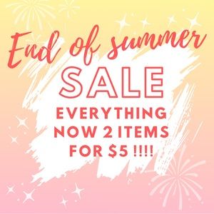 EVERYTHING 2 items for $5 SALE!!!!